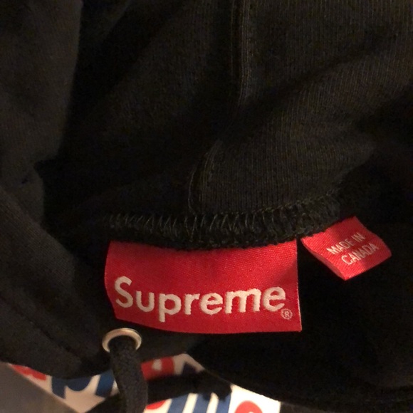 SOLD. SHINE Hooded Sweatshirt by Supreme Black Size Large NWT - Picture 10 of 14